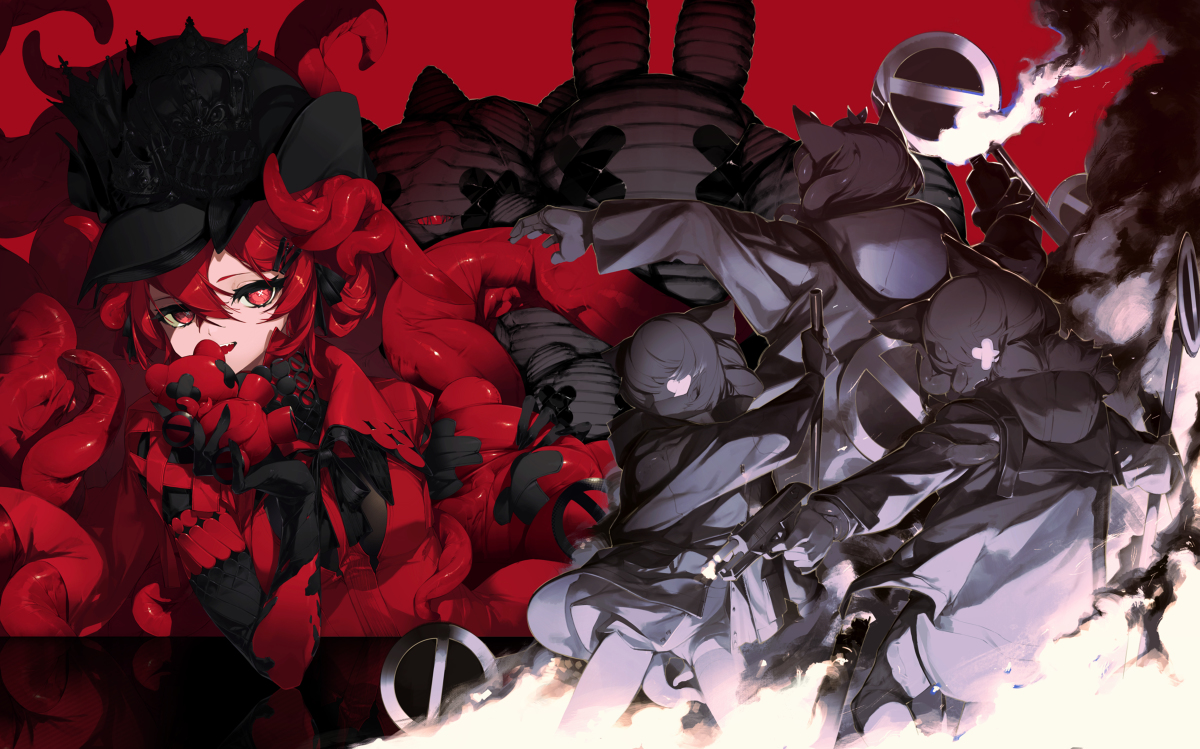This is a pixiv picture whose title is 嬉嬉壊壊.
