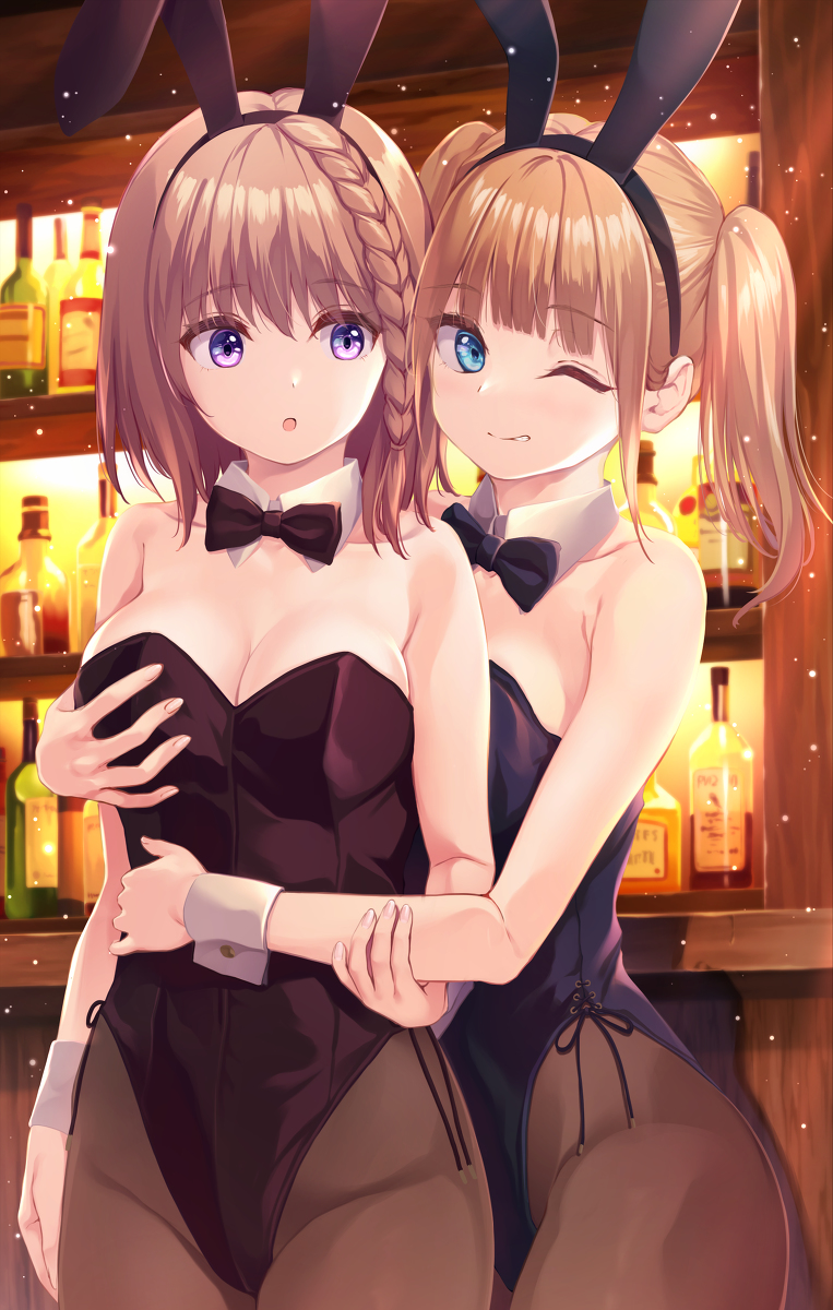 This is a pixiv picture whose title is バニー.