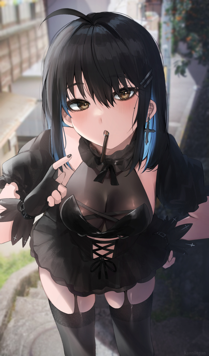 This is a pixiv picture whose title is Pocky.