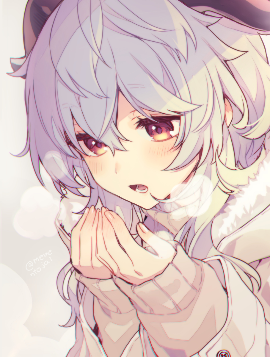 This is a pixiv picture whose title is 冬の甘雨ちゃん.
