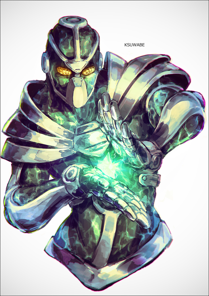 This is a pixiv picture whose title is ハイエロファントグリーン.