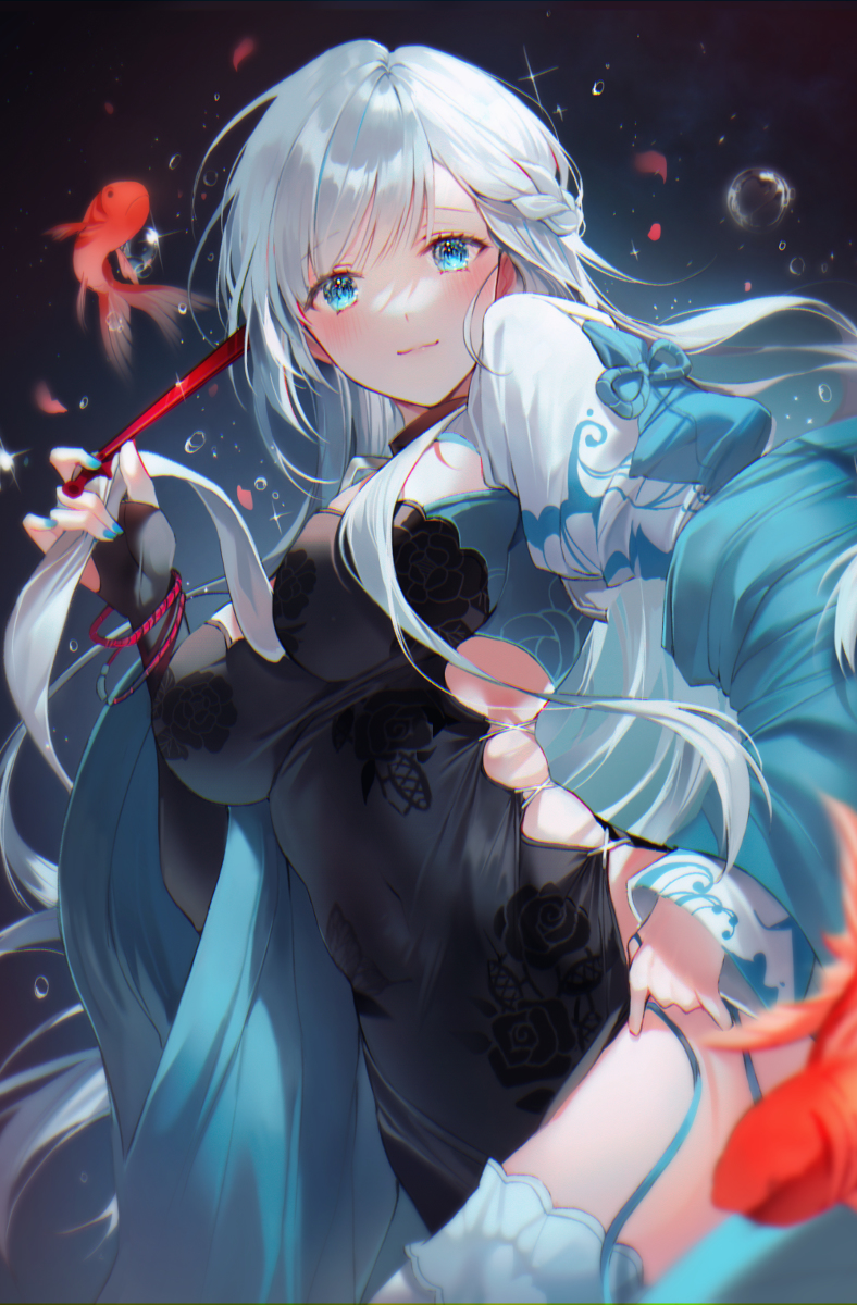 This is a pixiv picture whose title is ベルファスト.