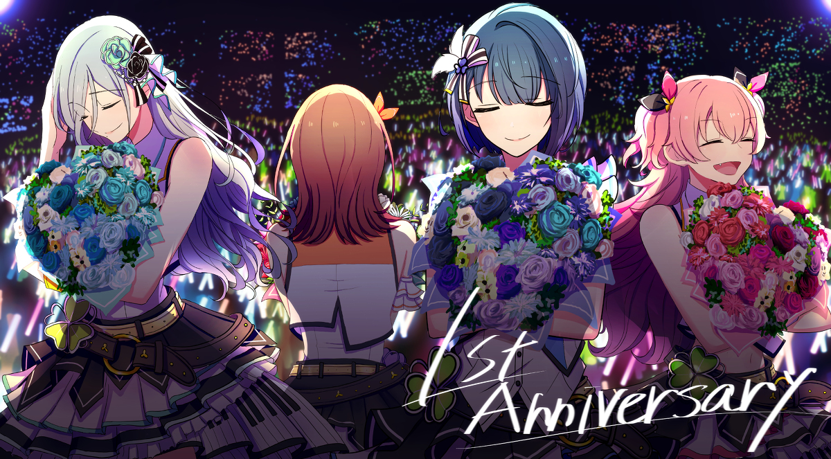 This is a pixiv picture whose title is プロジェクトセカイ1周年記念イラスト.