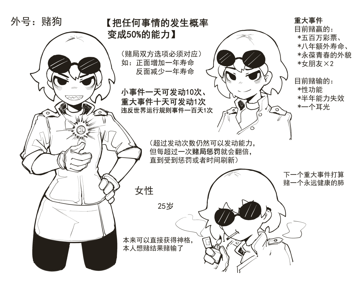 This is a pixiv picture whose title is 赌狗.