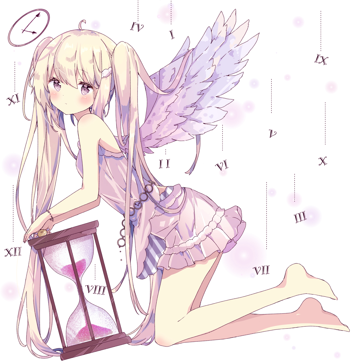 This is a pixiv picture whose title is ⏱.