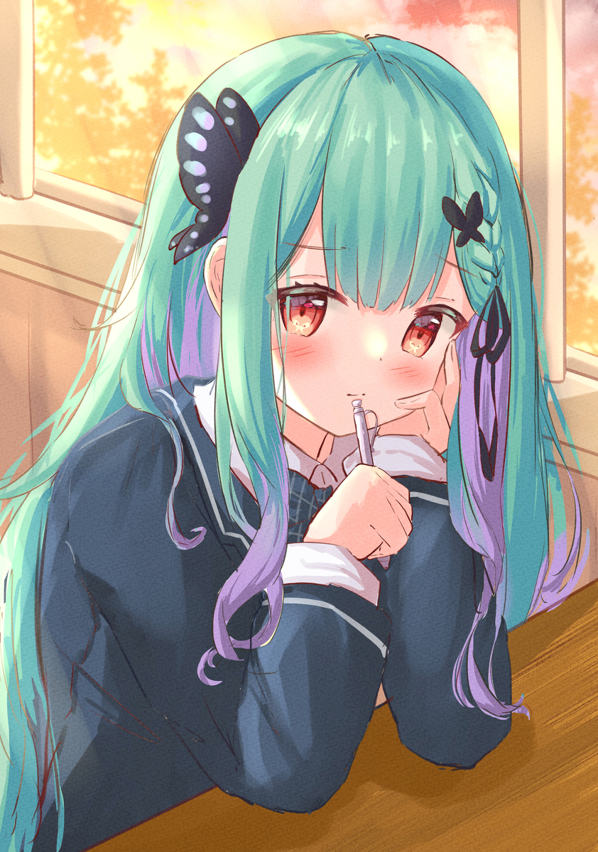 This is a pixiv picture whose title is 新衣装るしあちゃん.