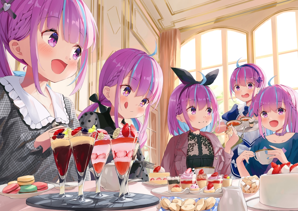This is a pixiv picture whose title is あてぃしのお茶会！.
