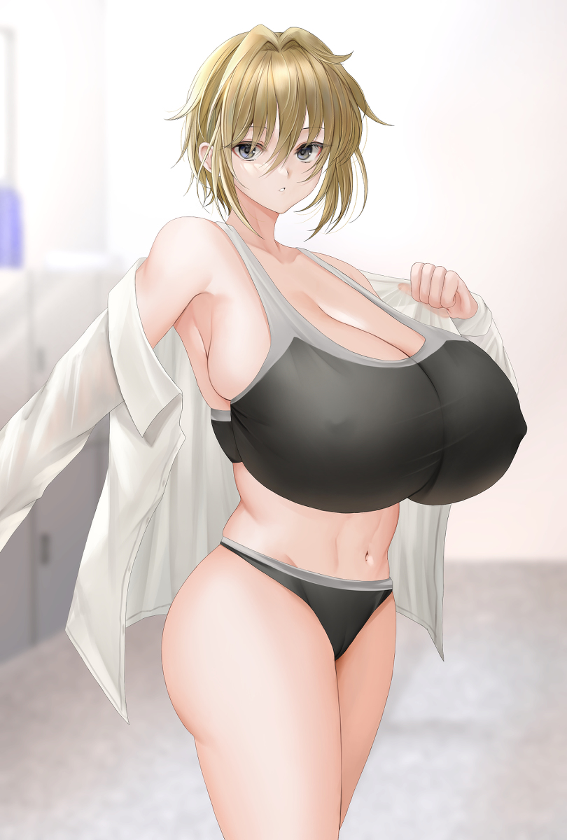 This is a pixiv picture whose title is 女子校の王子様の着替えに遭遇.