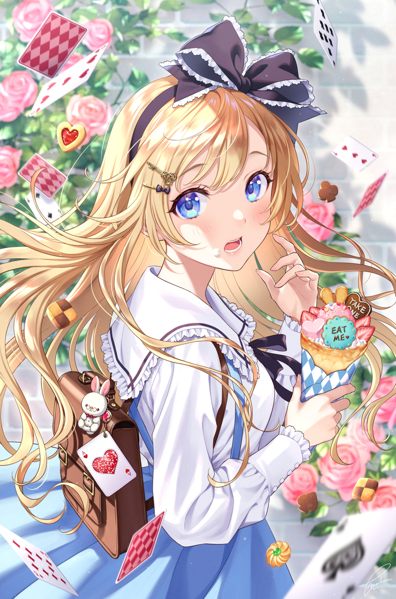 This is a pixiv picture whose title is アリスの放課後.