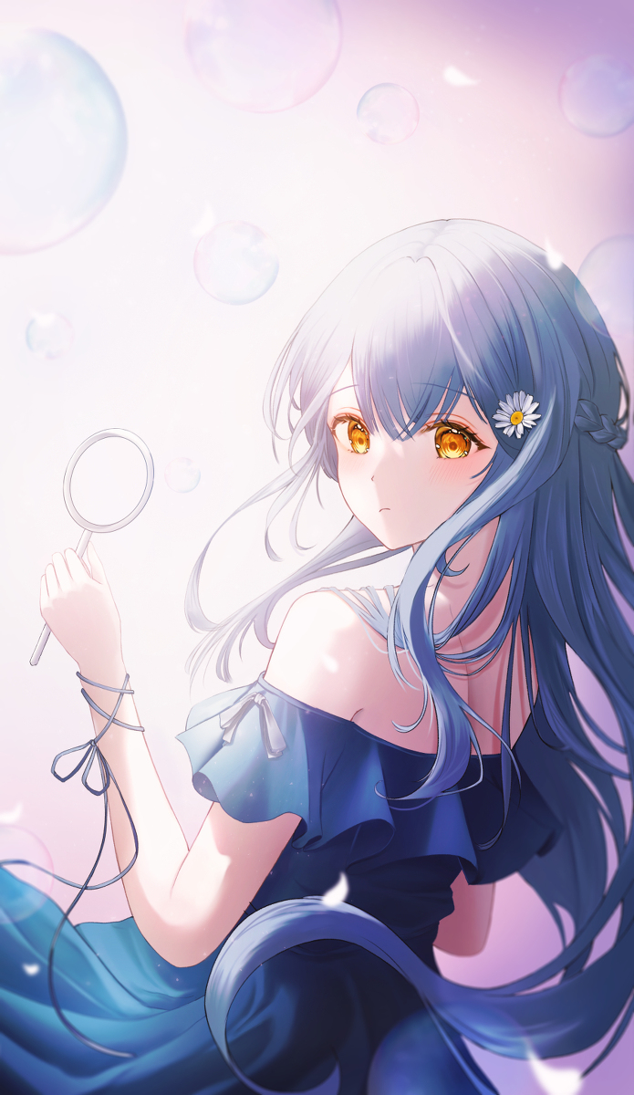 This is a pixiv picture whose title is bubble.