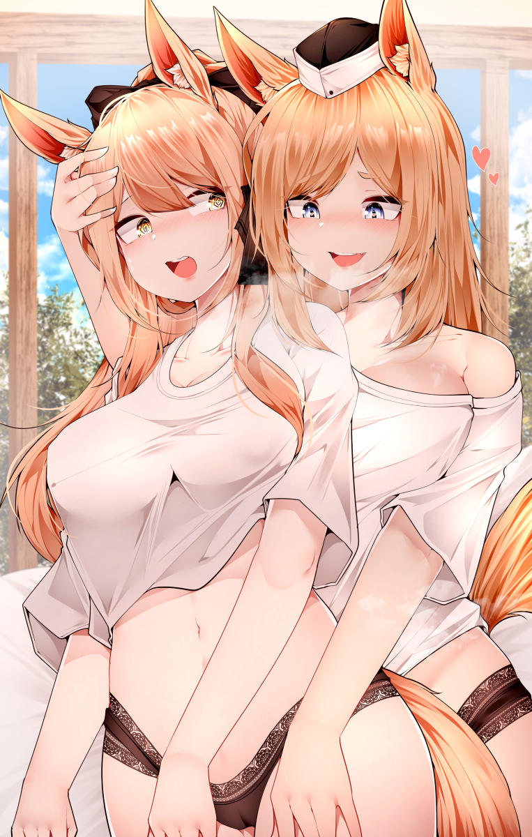 This is a pixiv picture whose title is ウィスラッシュ & ブレミシャイン!.