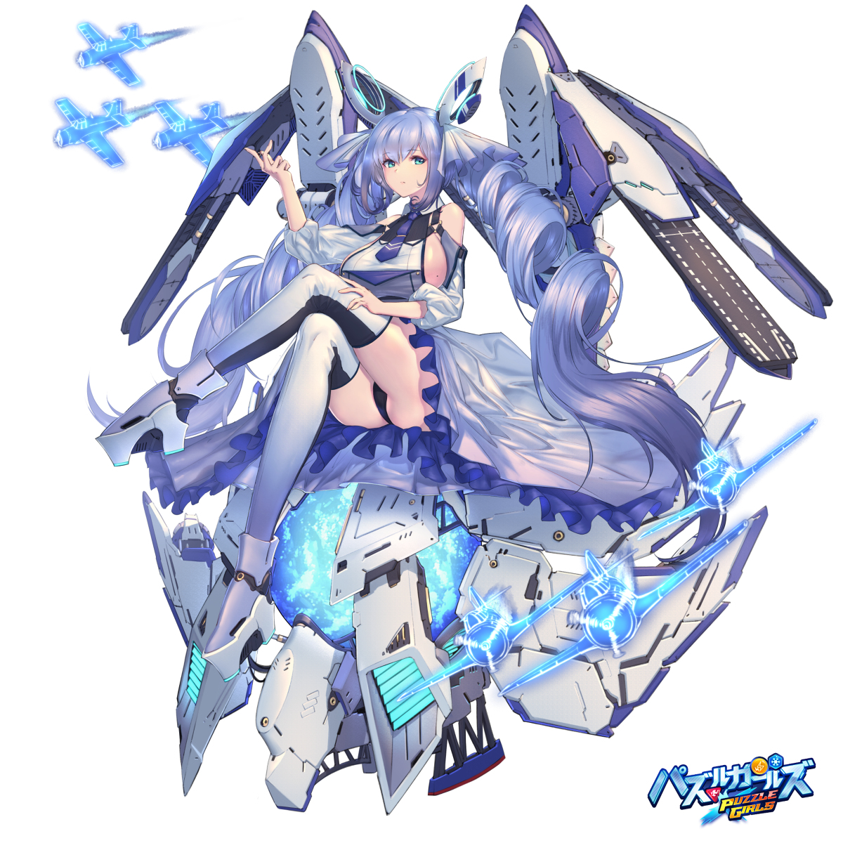 This is a pixiv picture whose title is ［仕事絵］パズルガールズ.