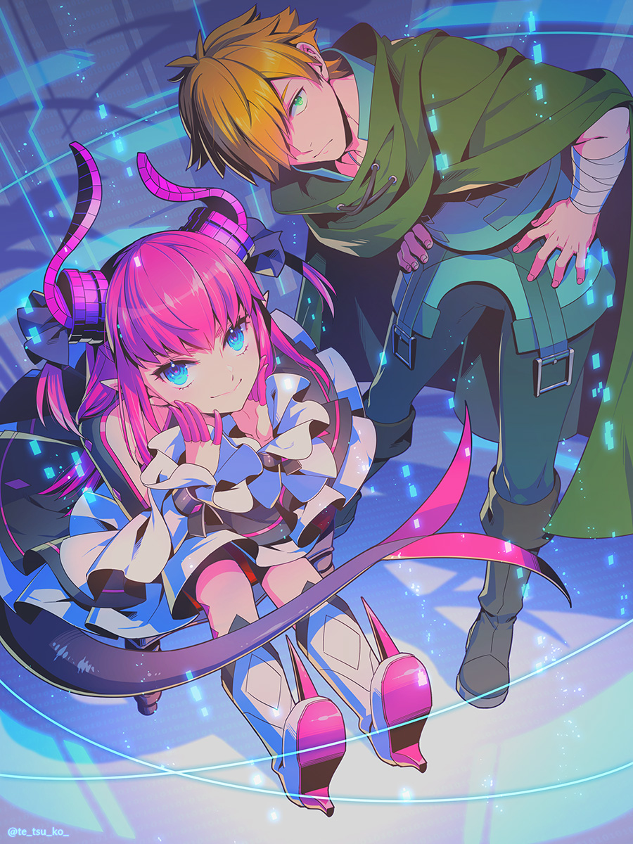 This is a pixiv picture whose title is エリザとロビン.