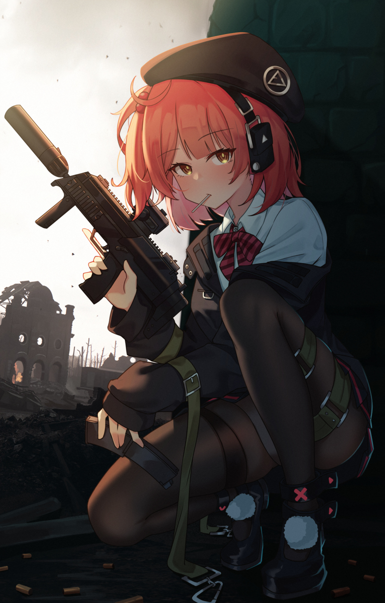 This is a pixiv picture whose title is MP7.