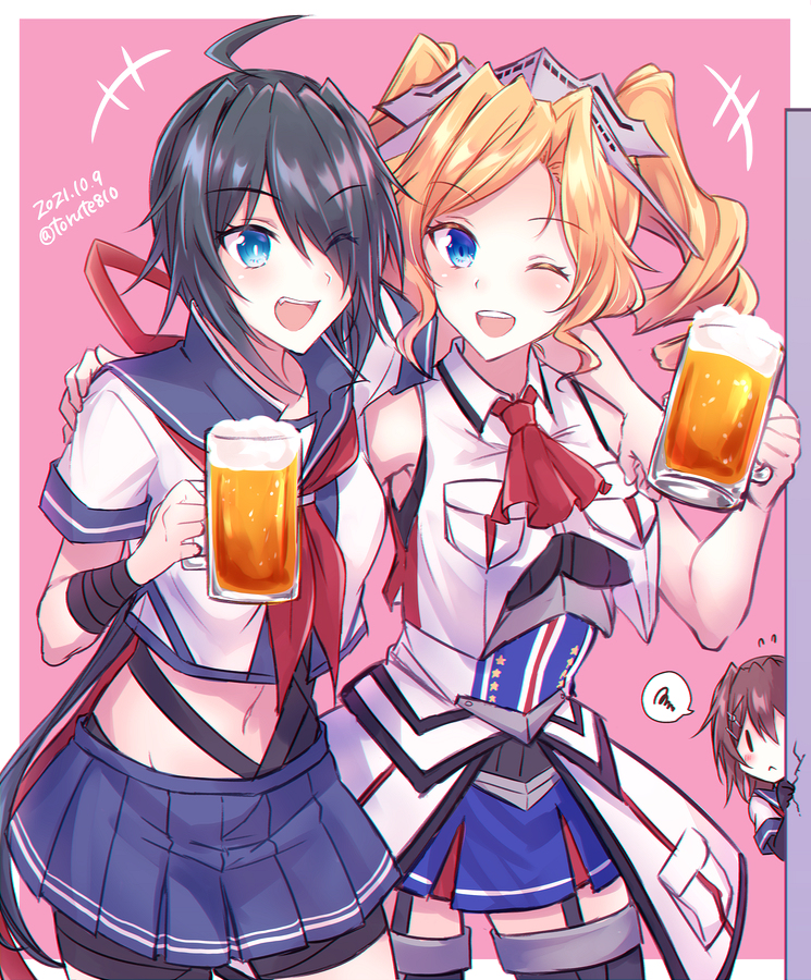 This is a pixiv picture whose title is 【艦これまとめ16】姉妹百合BOX⑧＋お知らせ.