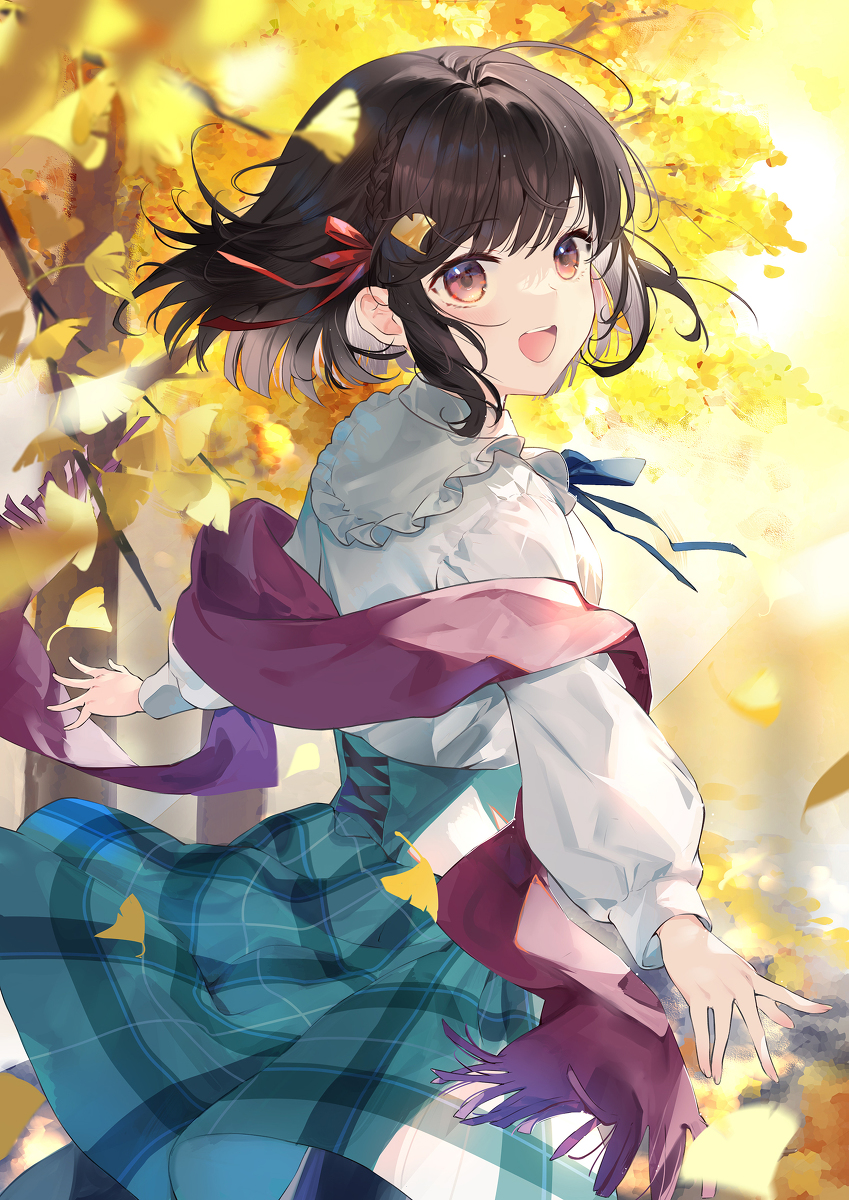 This is a pixiv picture whose title is 秋.