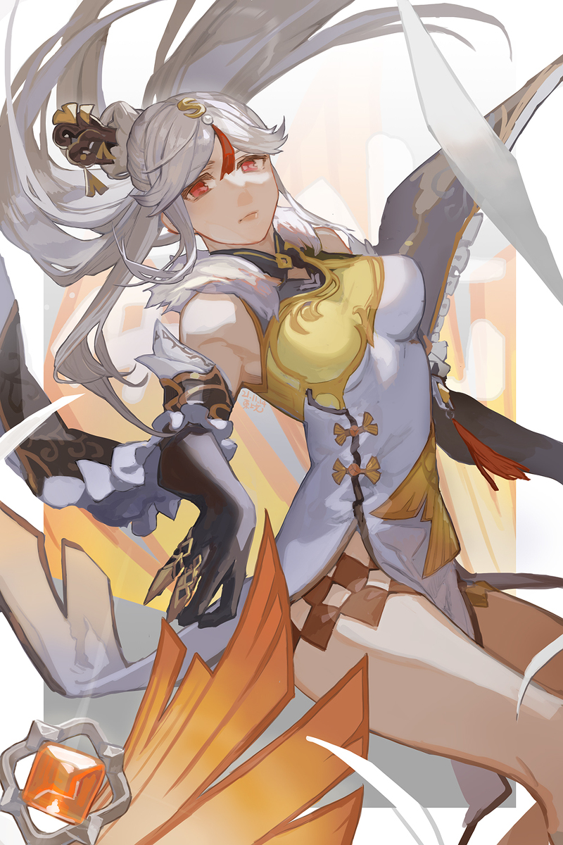 This is a pixiv picture whose title is 凝光 -Ningguang-.