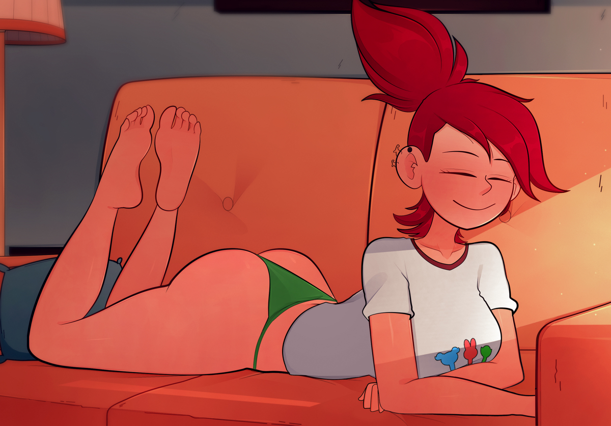 This is a pixiv picture whose title is Loungin'.