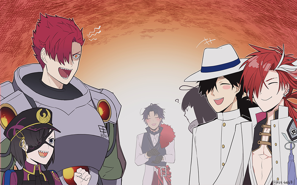 This is a pixiv picture whose title is 森家と幕末の人たち.