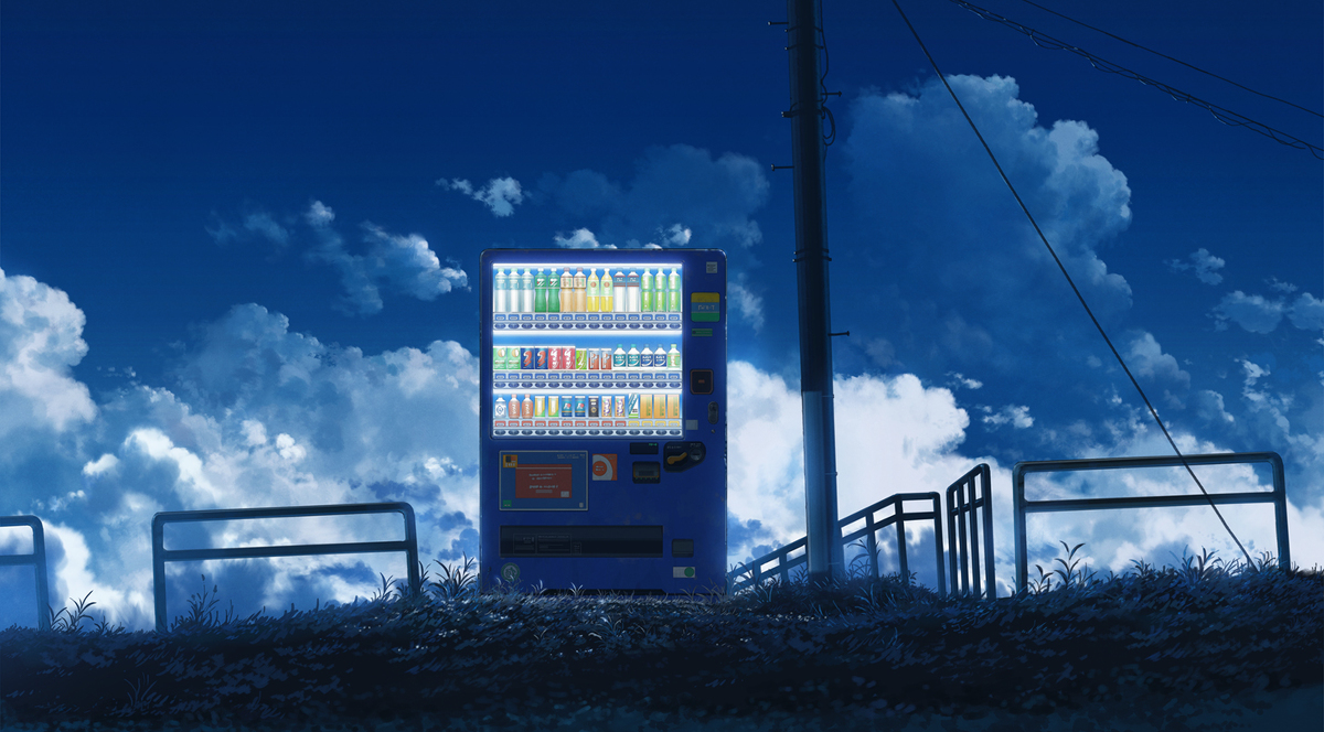 This is a pixiv picture whose title is 群青の夏　藍色の秋.