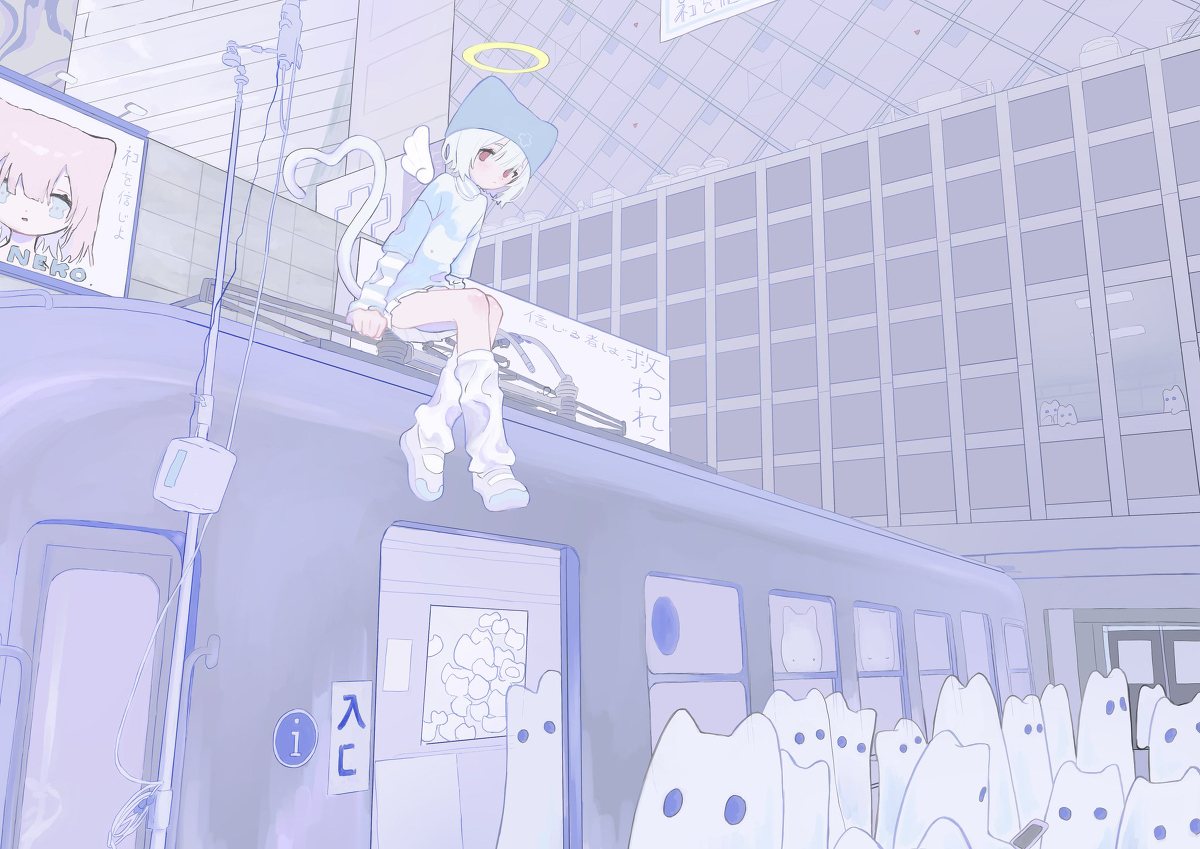 This is a pixiv picture whose title is ﾈｺてんし໒꒱· ﾟ.