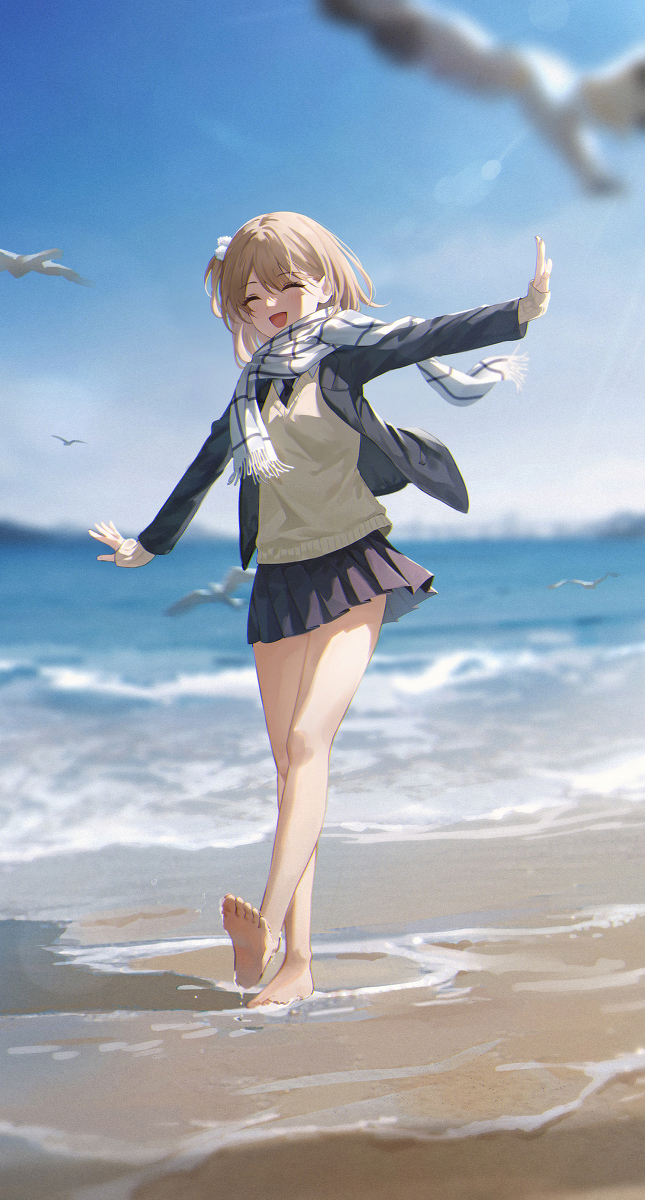 This is a pixiv picture whose title is 冬.