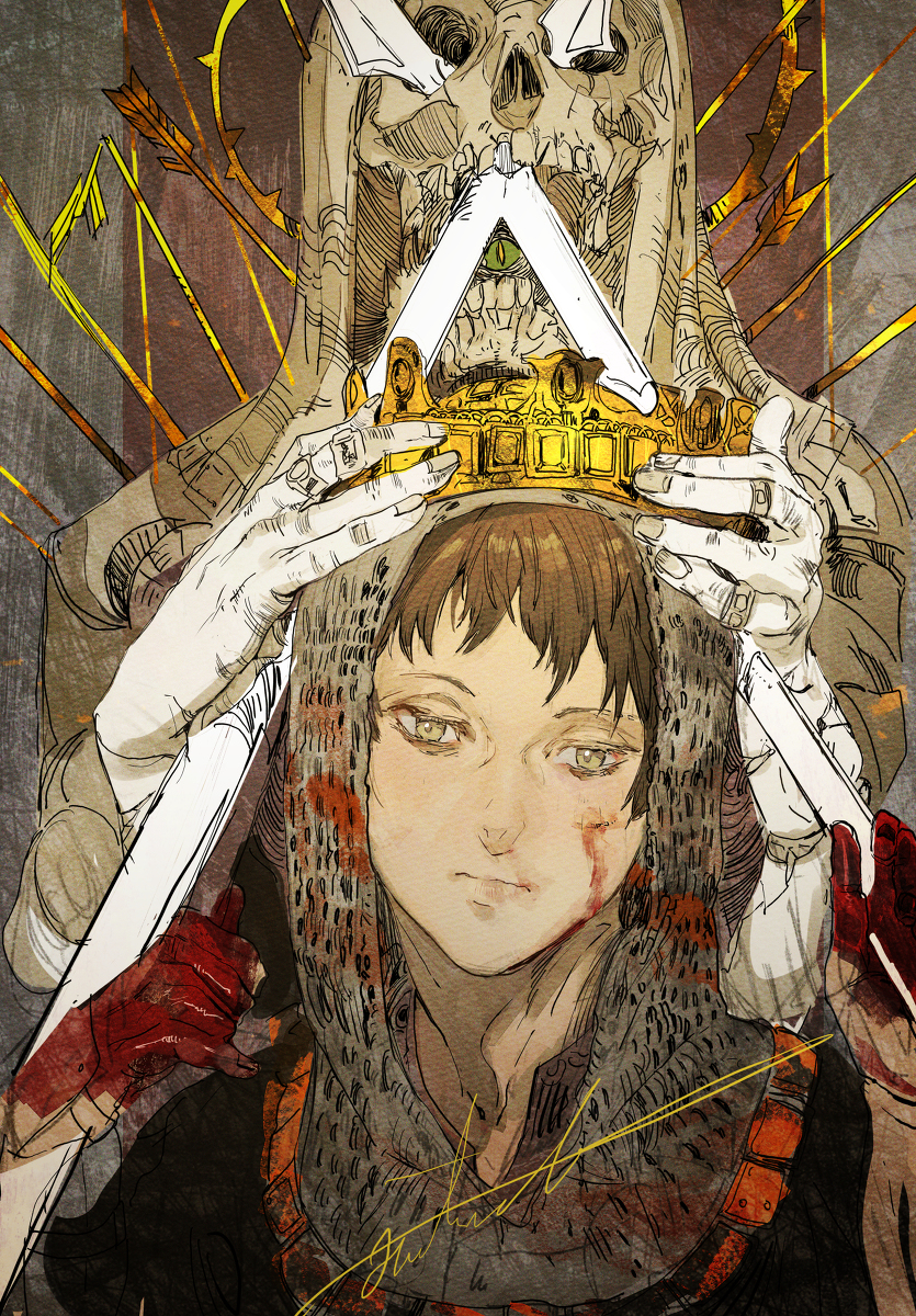 This is a pixiv picture whose title is 継.