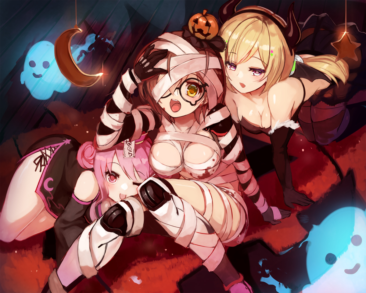 This is a pixiv picture whose title is ハロウィンの.