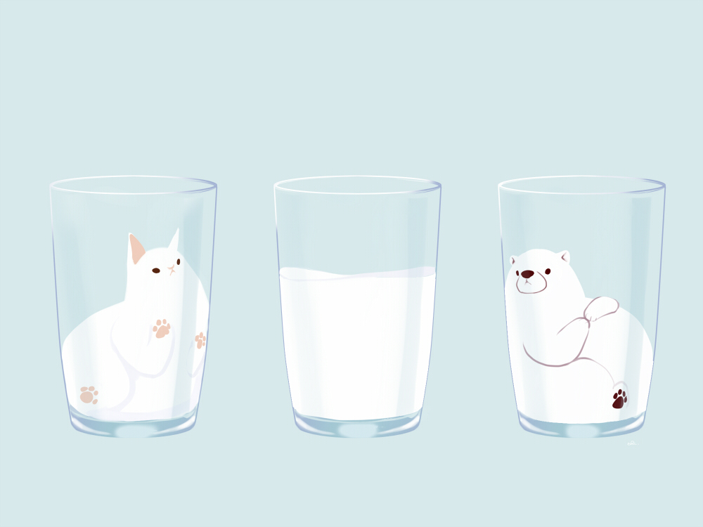 This is a pixiv picture whose title is アイスミルク.