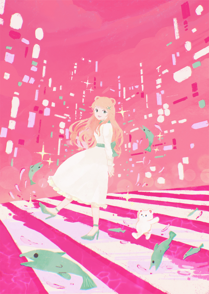 This is a pixiv picture whose title is 野々熊びこりさん生誕記念グッズイラスト.