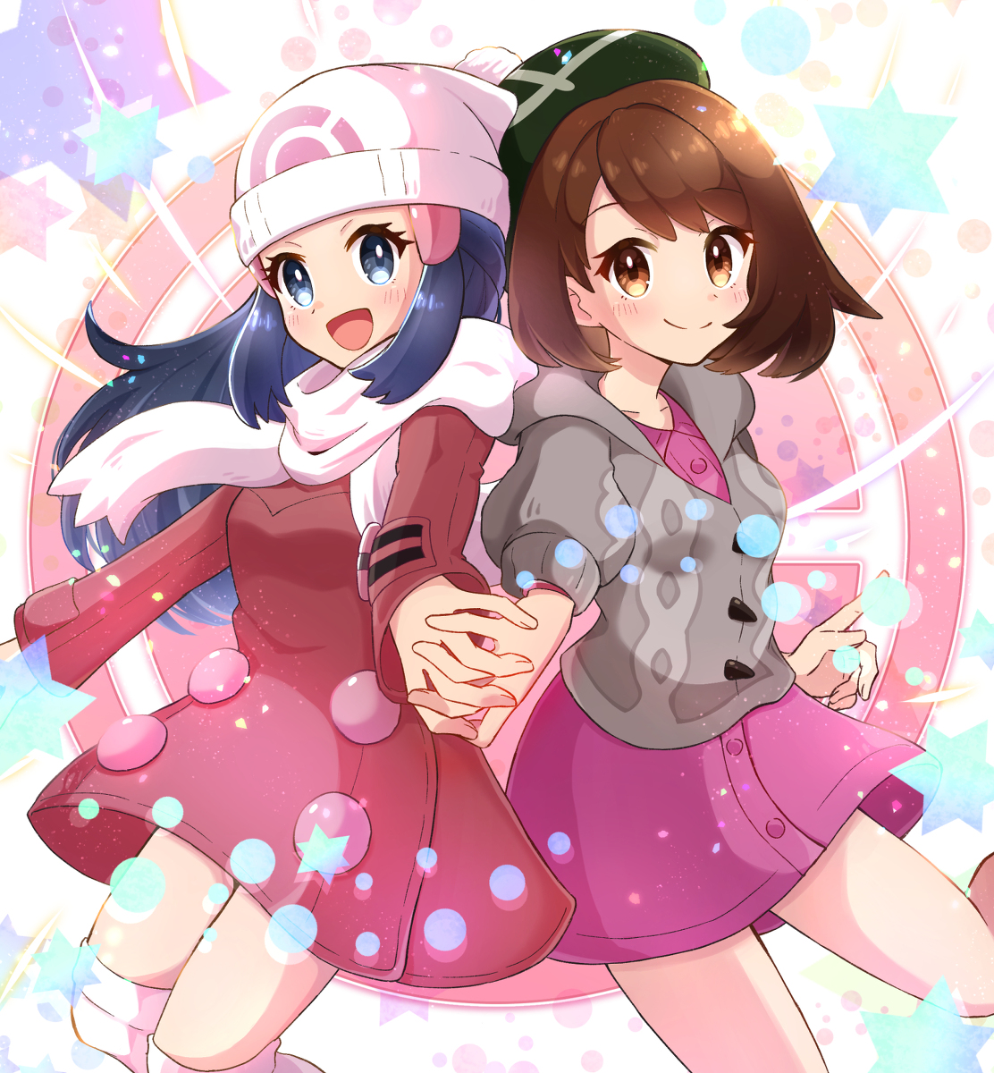 This is a pixiv picture whose title is 【BDSP】次の冒険へ、GO！！【剣盾】.