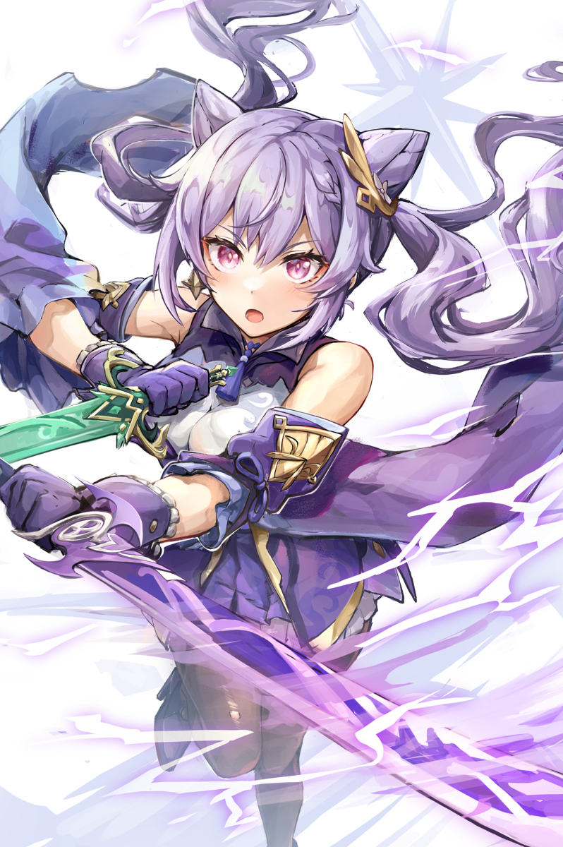 This is a pixiv picture whose title is 刻晴ちゃん誕おめ.