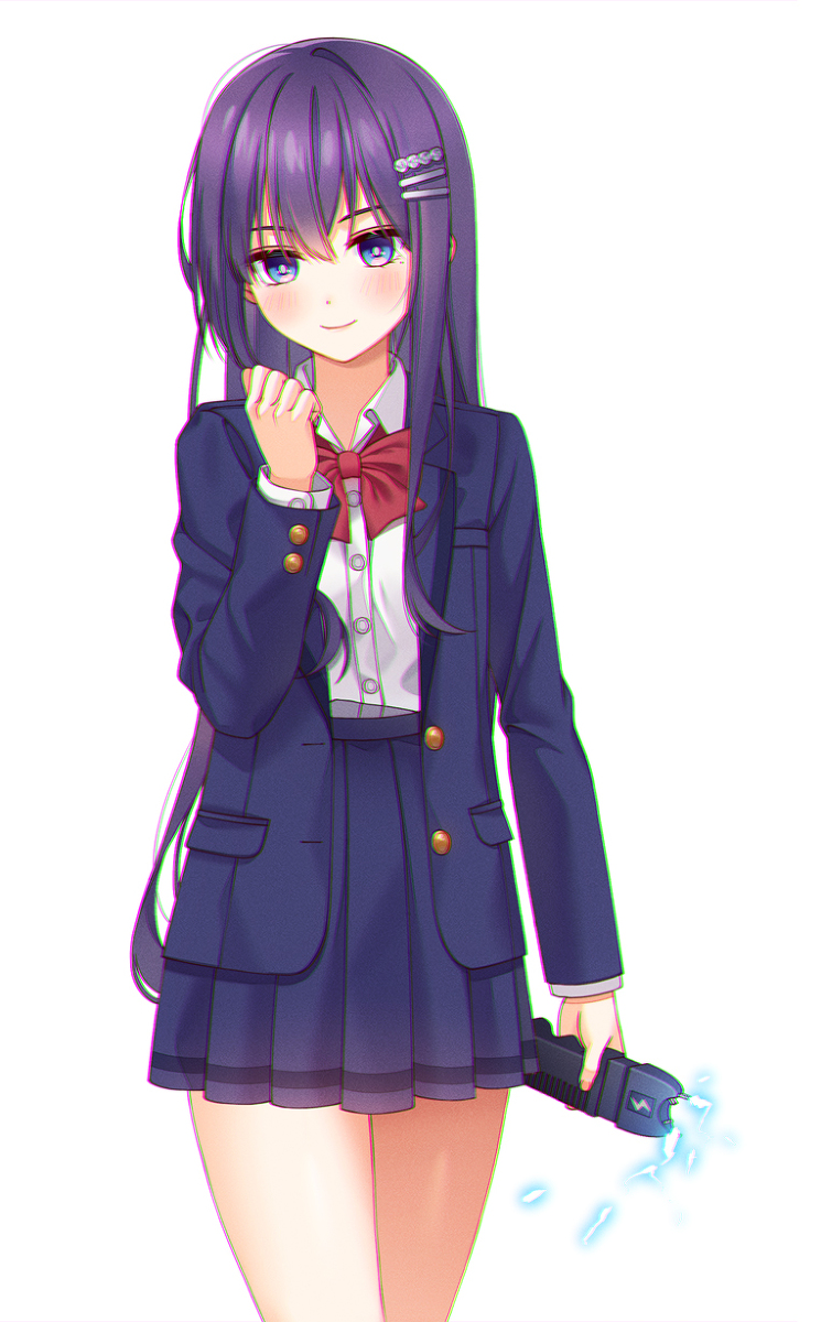 This is a pixiv picture whose title is ヤンデレちゃん設定画.