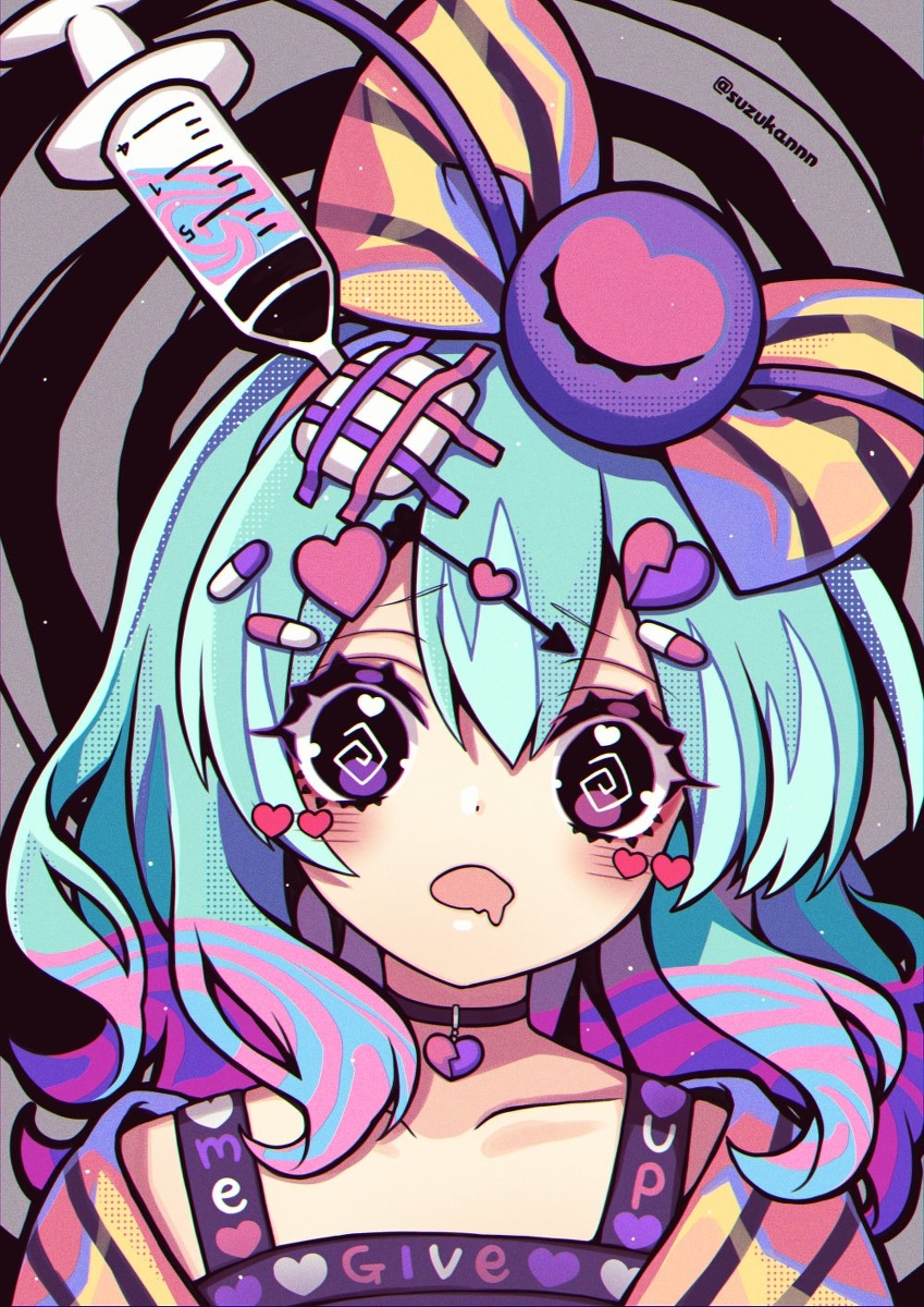 This is a pixiv picture whose title is Give me💊Give up⚡️.