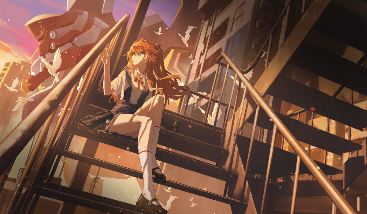 This is a pixiv picture whose title is Asuka~.