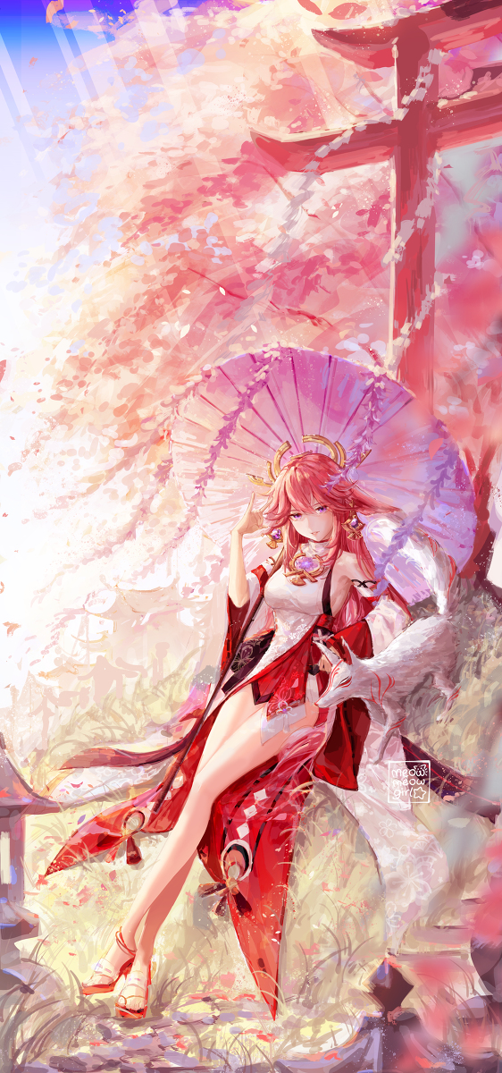 This is a pixiv picture whose title is yae.