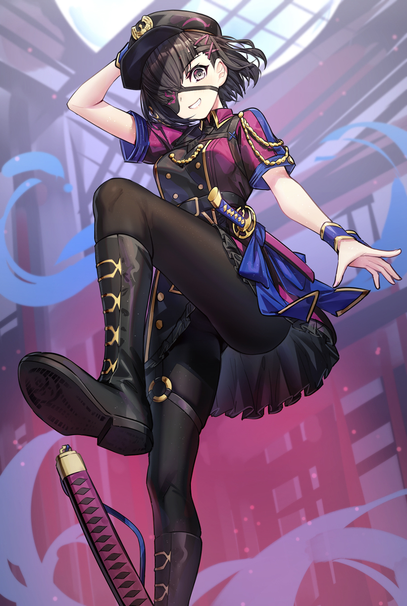 This is a pixiv picture whose title is 蘭丸.