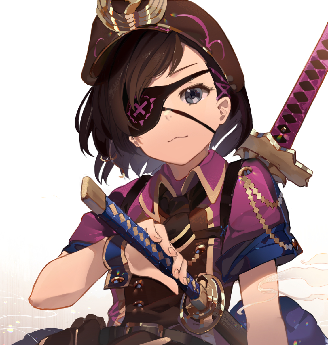 This is a pixiv picture whose title is 謎の蘭丸X.
