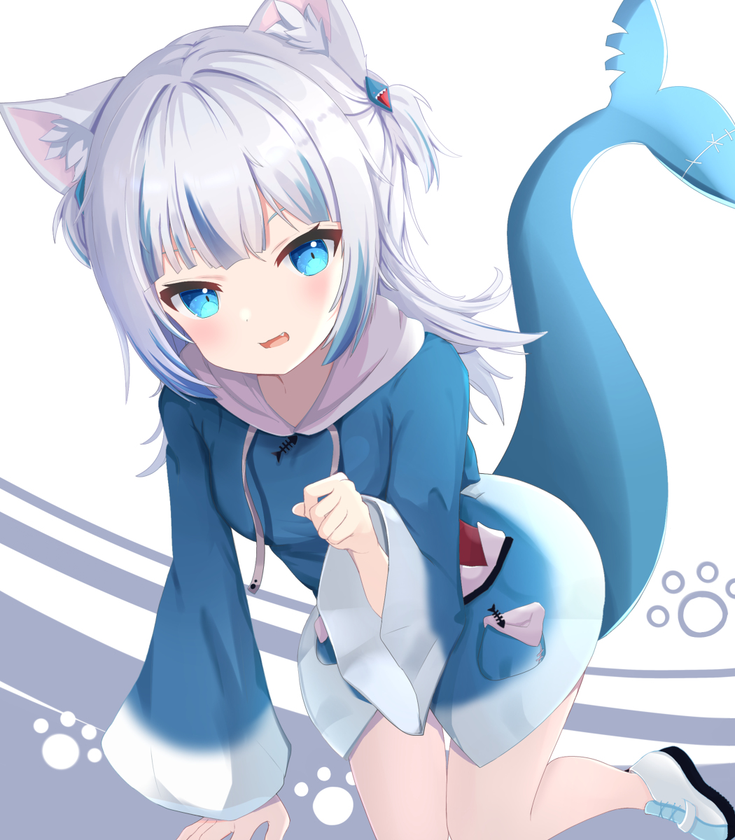 This is a pixiv picture whose title is 猫耳ぐらちゃん.