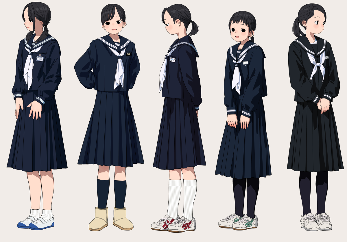 This is a pixiv picture whose title is 実在中学校制服×２３校.