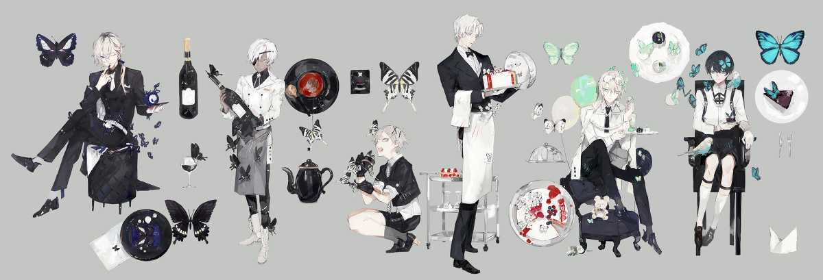 This is a pixiv picture whose title is ☕.