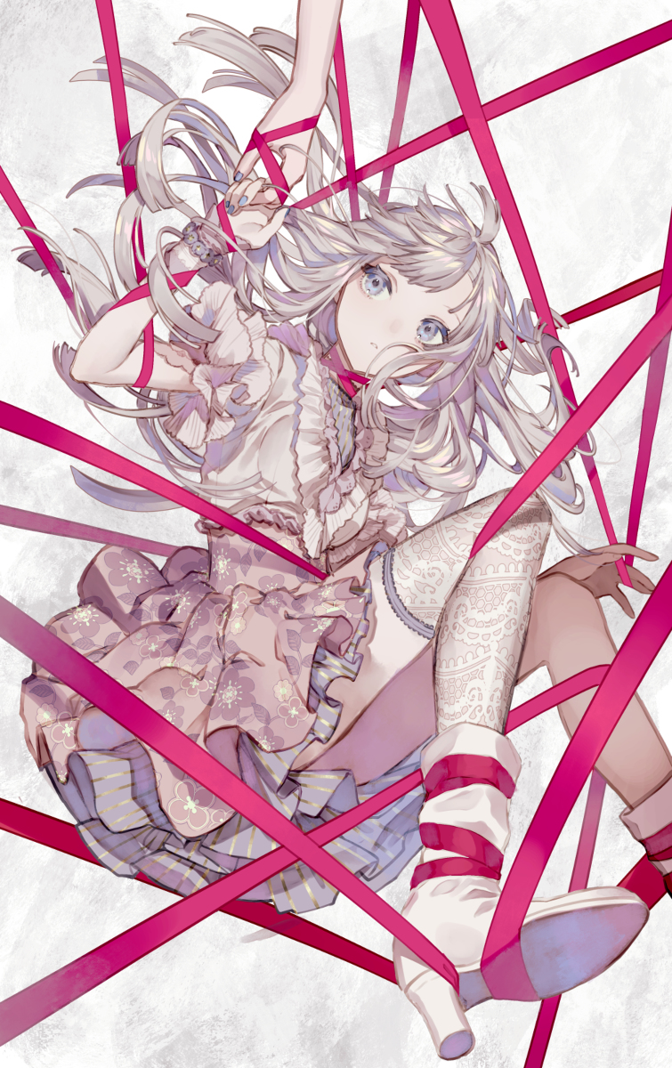 This is a pixiv picture whose title is 結び目.