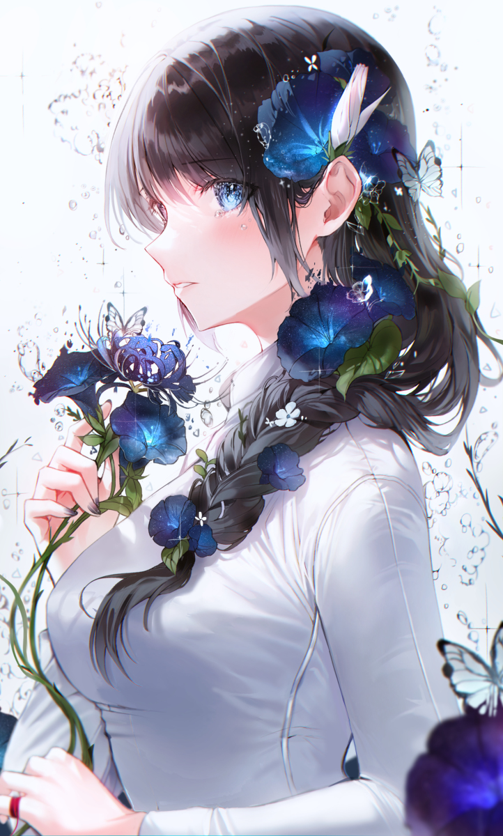 This is a pixiv picture whose title is Ao Dai.