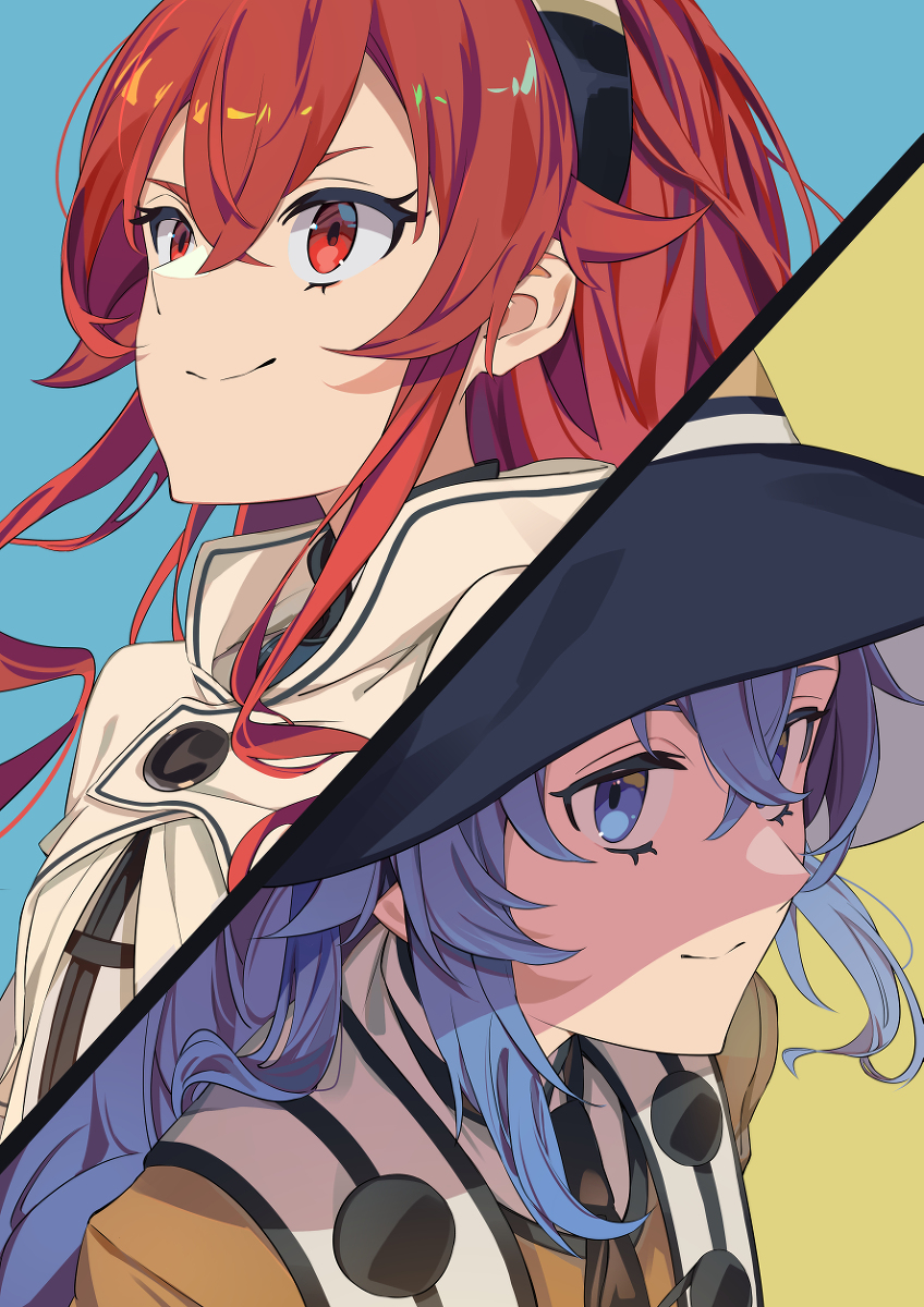 This is a pixiv picture whose title is エリスとロキシー.