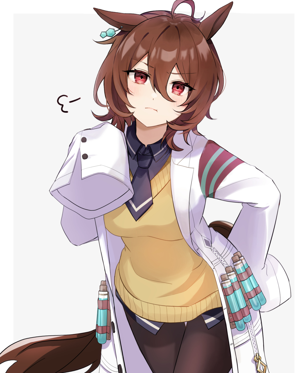 This is a pixiv picture whose title is アグネスタキオン.