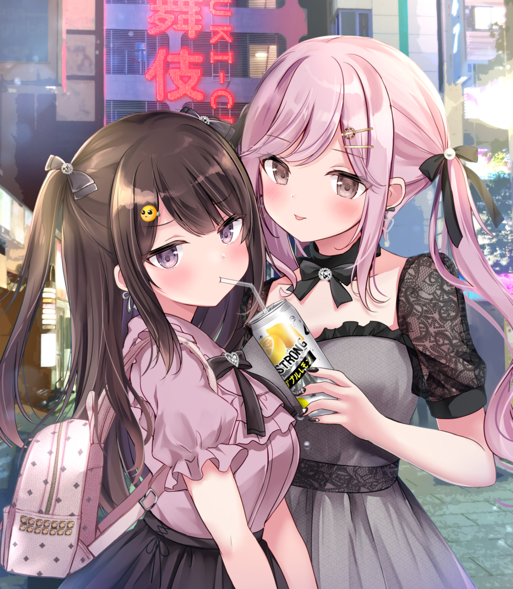 This is a pixiv picture whose title is どっちが好きなの？.