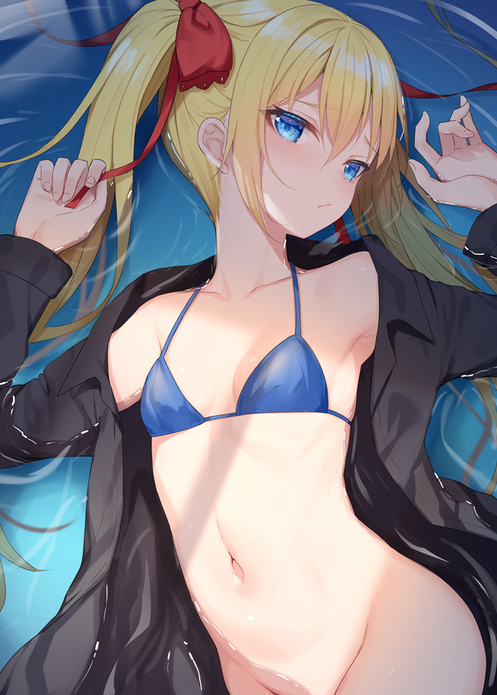 This is a pixiv picture whose title is 水.
