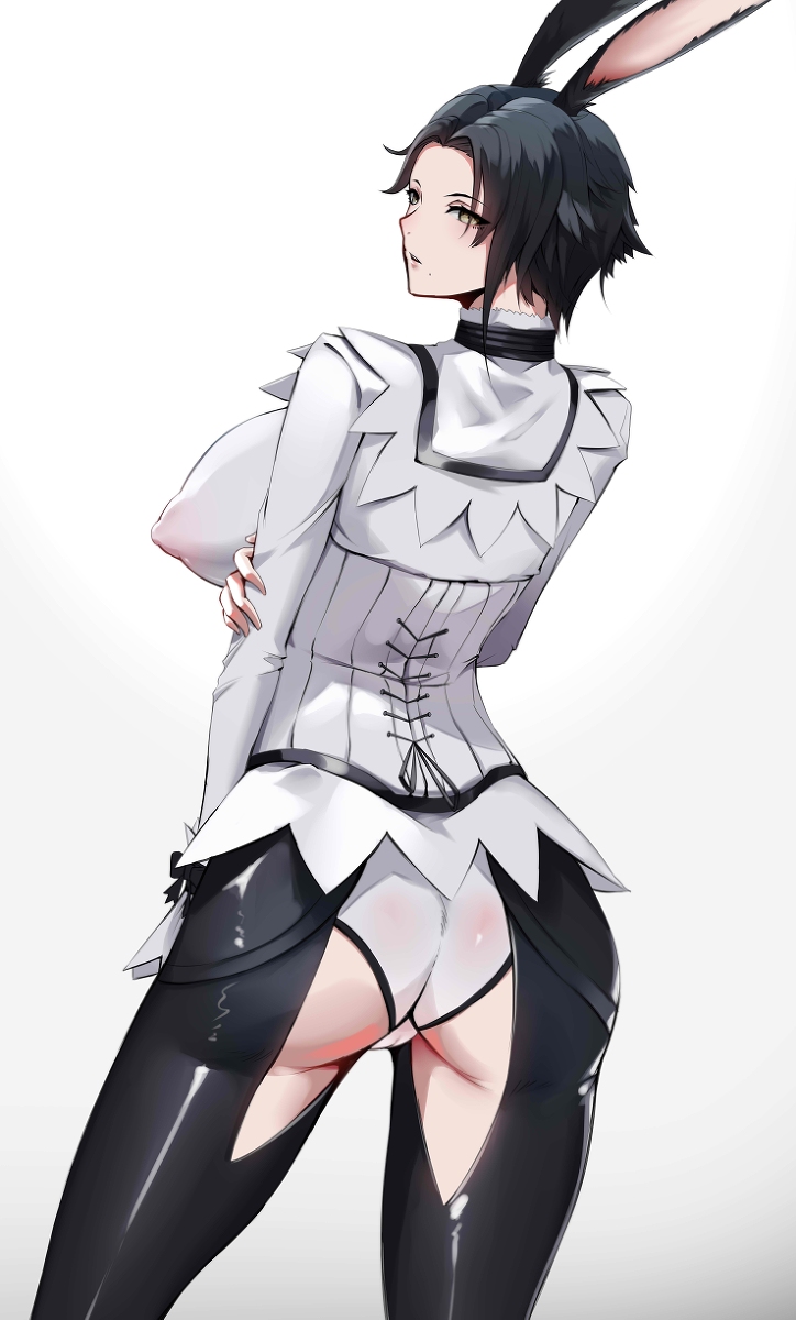 This is a pixiv picture whose title is 兔兔.