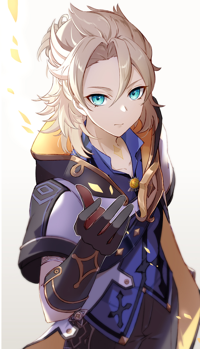 This is a pixiv picture whose title is 【原神】アルベド.