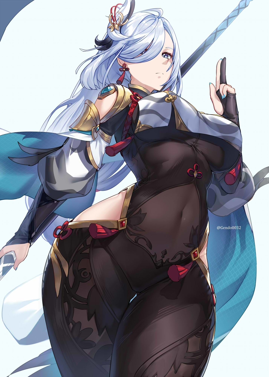 This is a pixiv picture whose title is Shenhe.